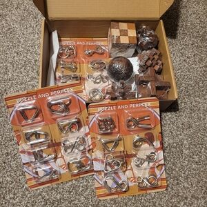 Metal and Wood Brain Teasers